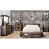 Janeiro Bed Model Cm7629-E.King Bed By Furniture Of America